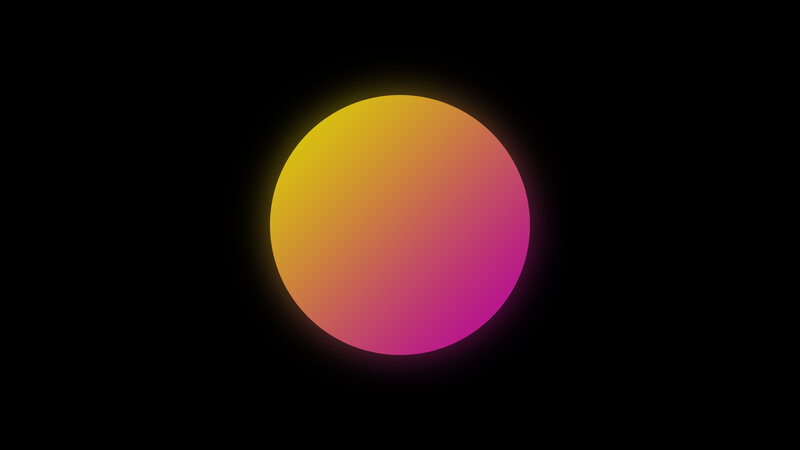 Gradient Circle — Yellow