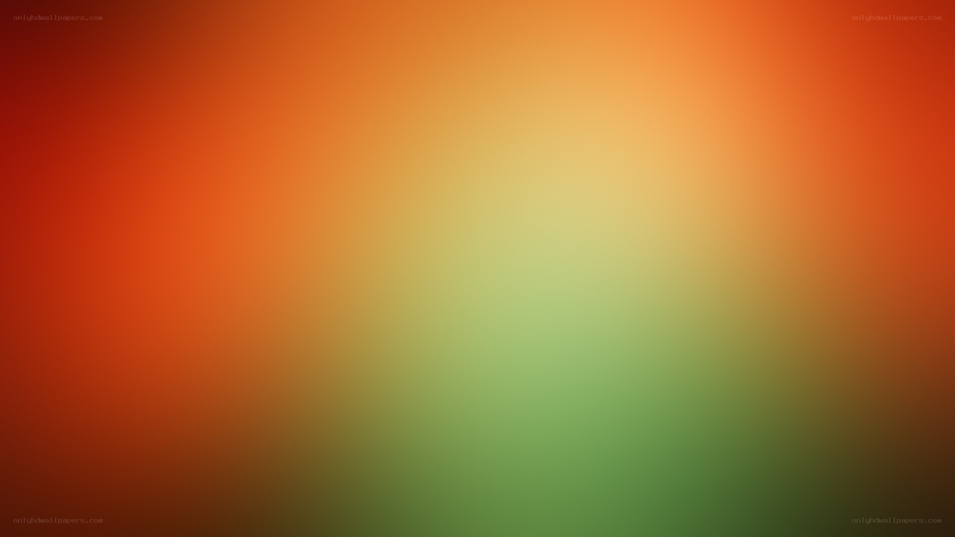 gradient of orange and green