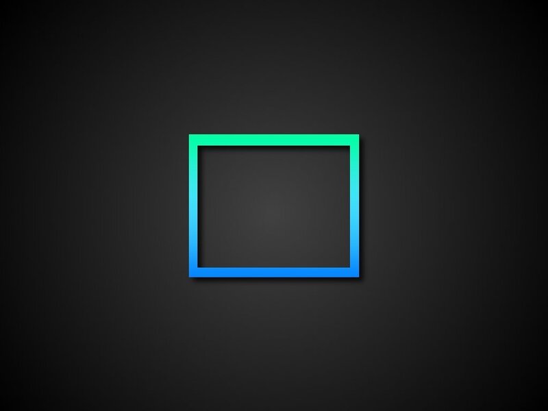 gradient square frame
