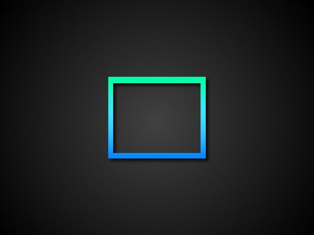 gradient square frame