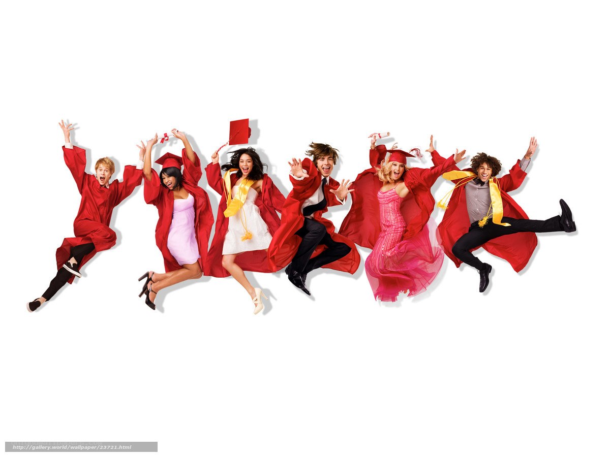 graduates jumping in celebration