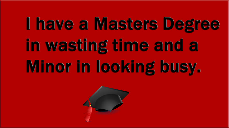 Graduation Cap on Red