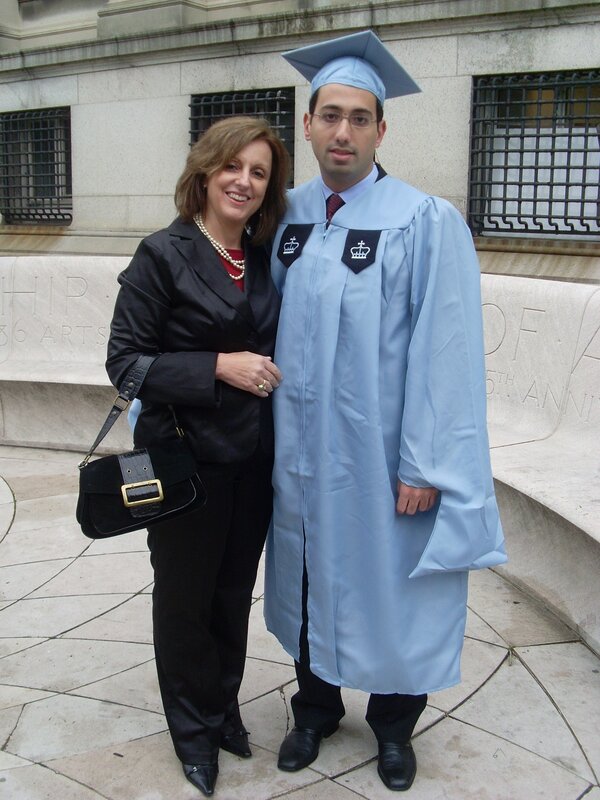 Graduation day with mother