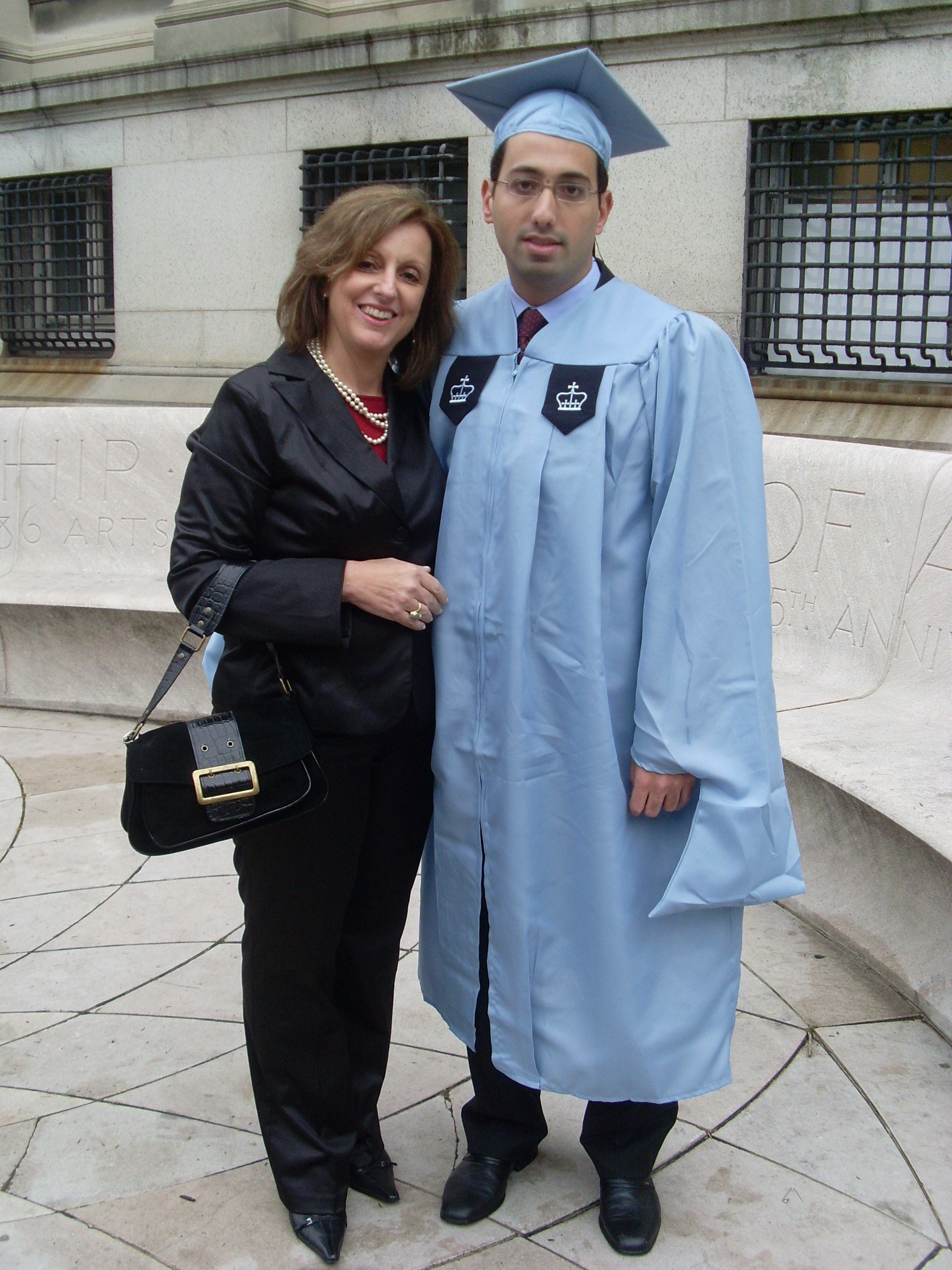Graduation day with mother