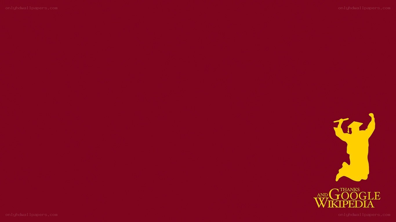 Graduation silhouette on red