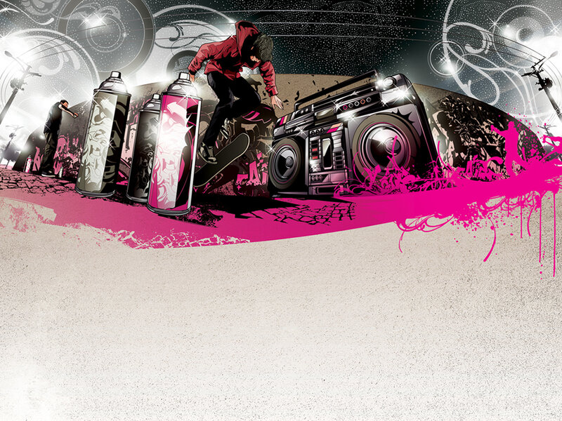 graffiti and skateboarding art