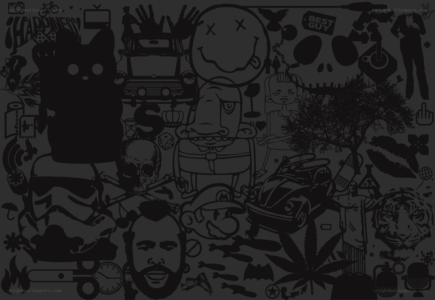 graffiti art collage