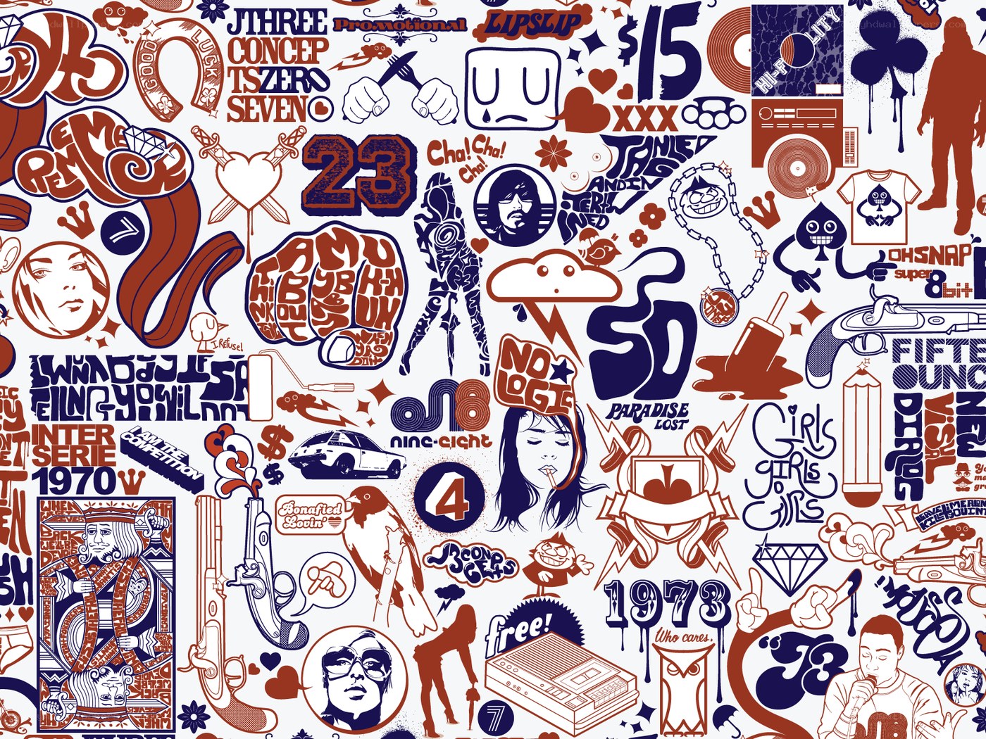 graffiti art collage