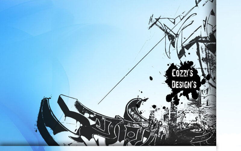 Graffiti Art Design — Blue