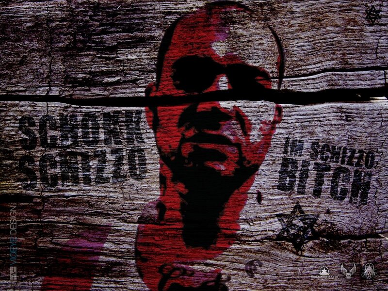 graffiti art of a man