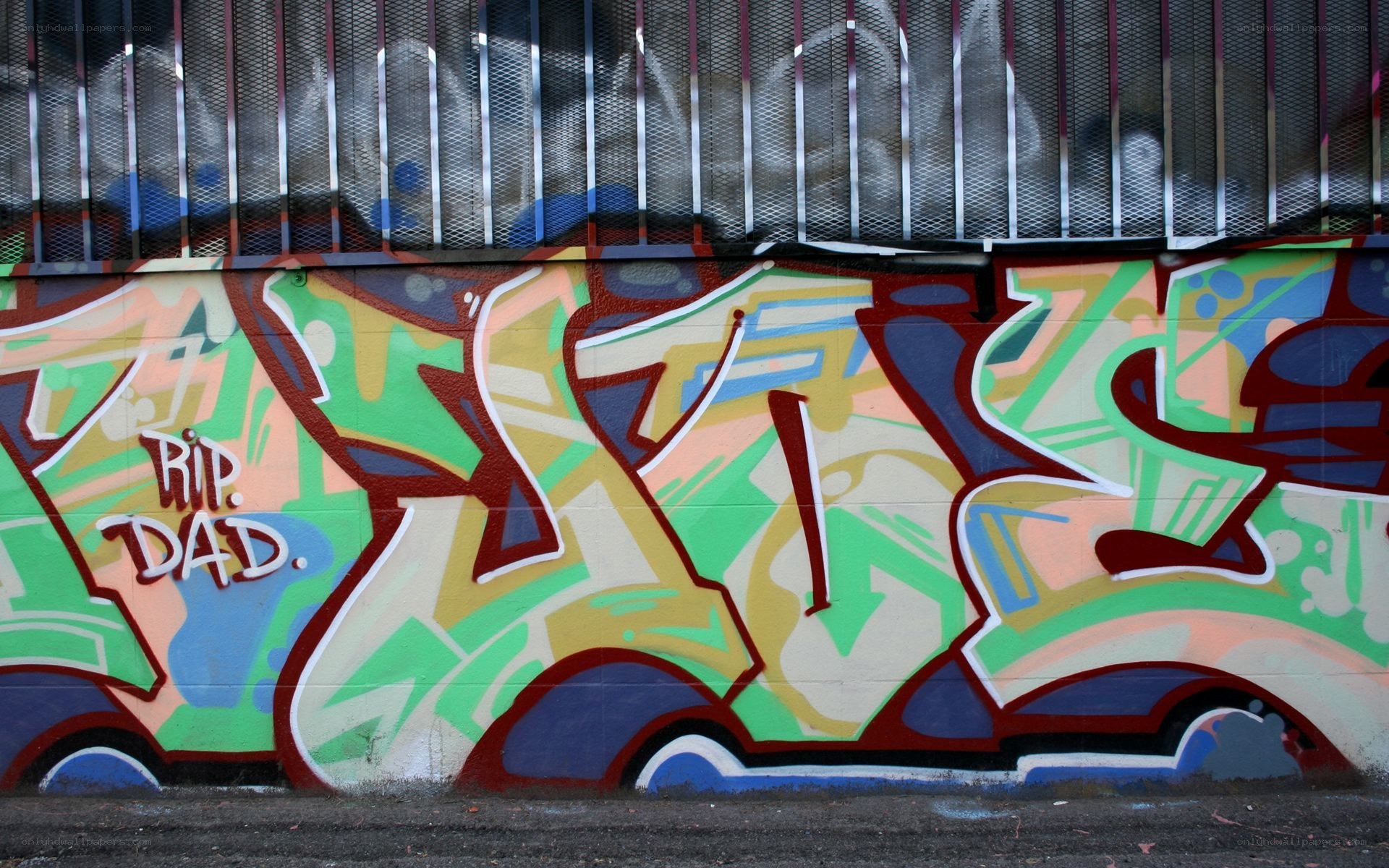 graffiti art on a wall