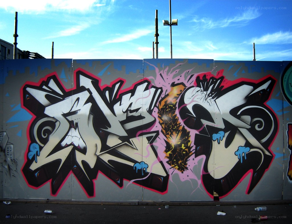 graffiti art on a wall