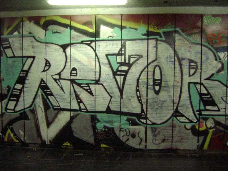 graffiti art on a wall