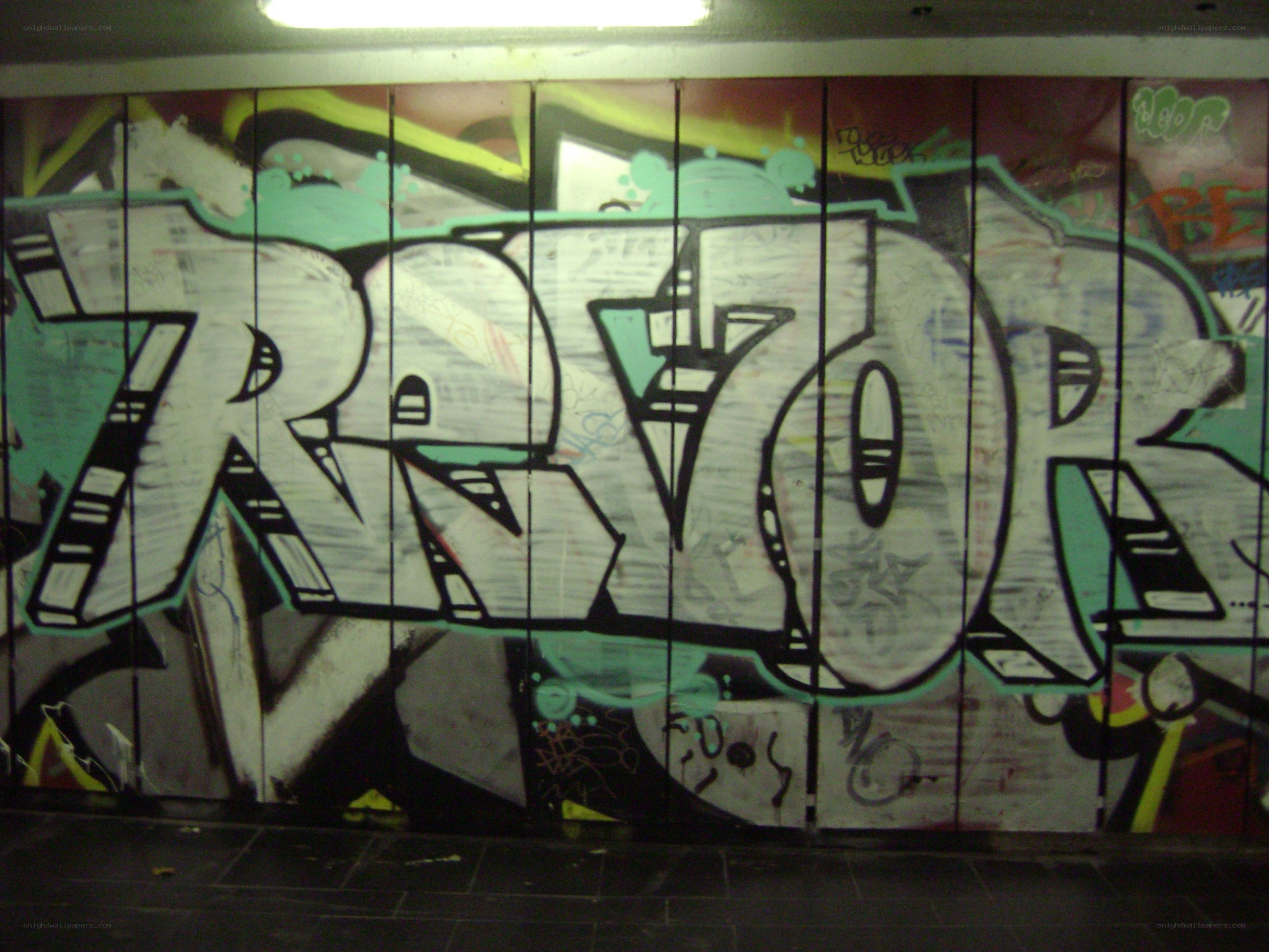graffiti art on a wall