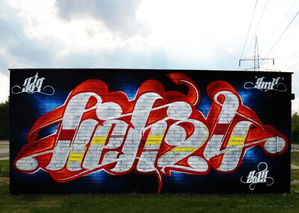 graffiti art on brick wall