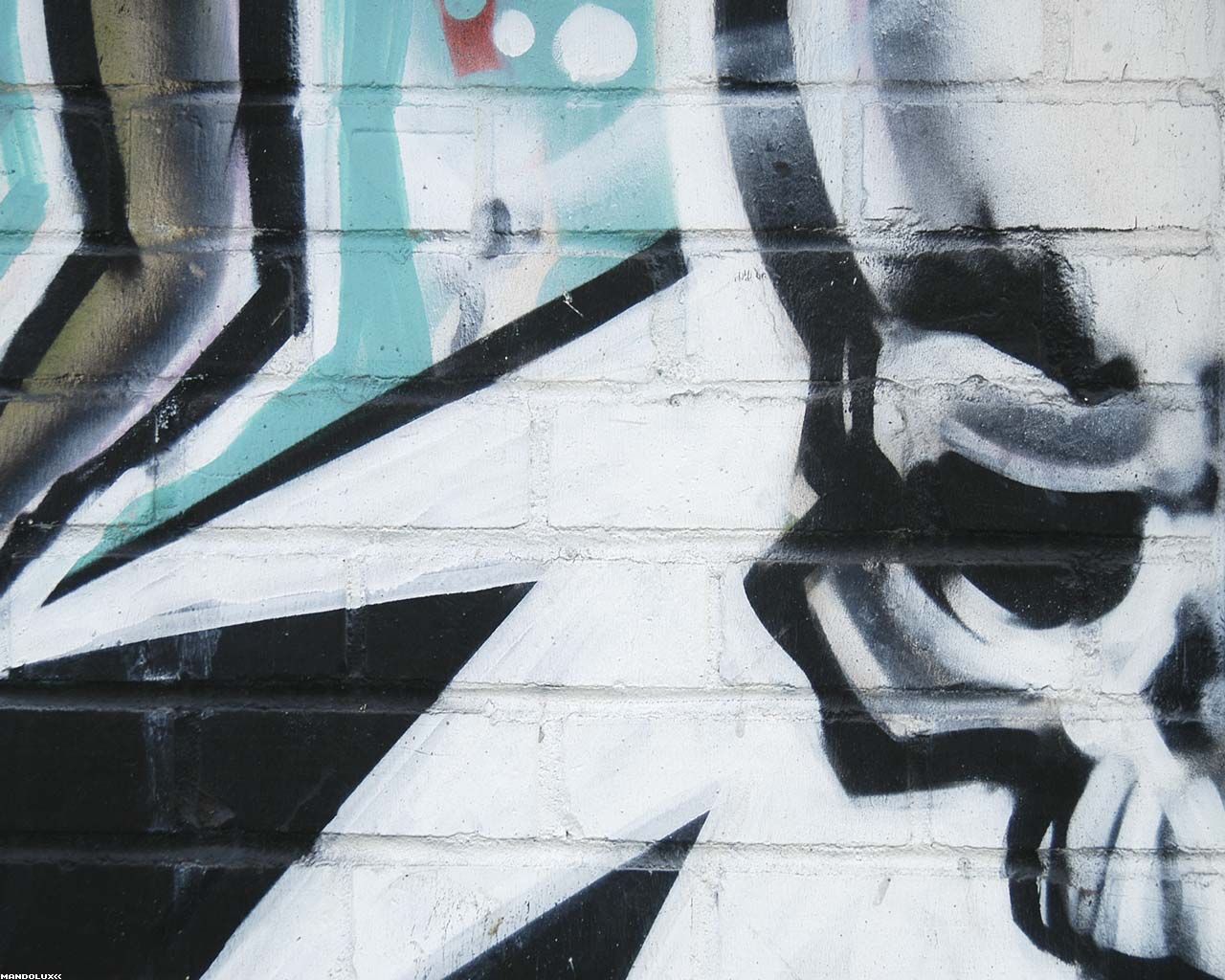 graffiti art on brick wall