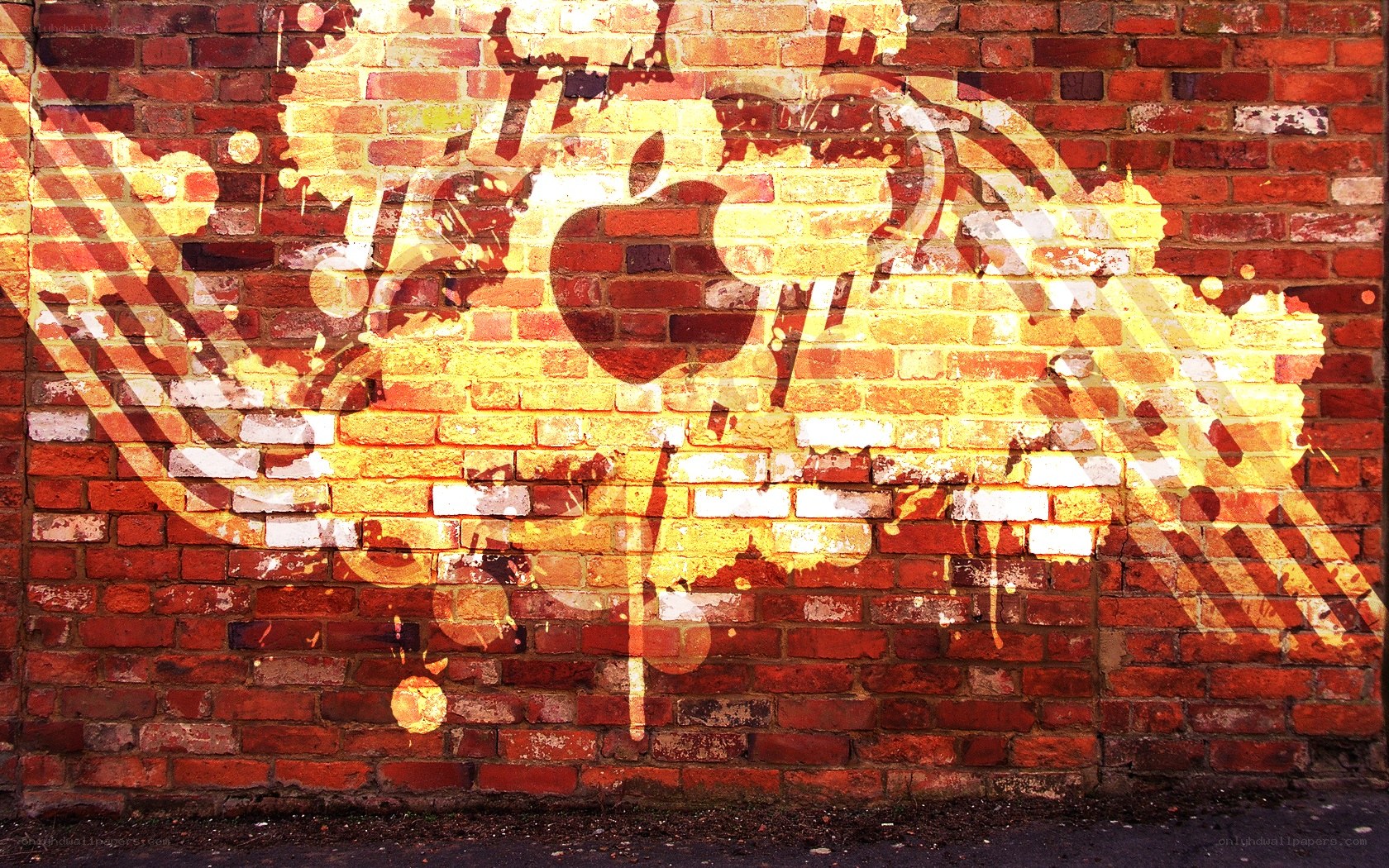 graffiti art on brick wall