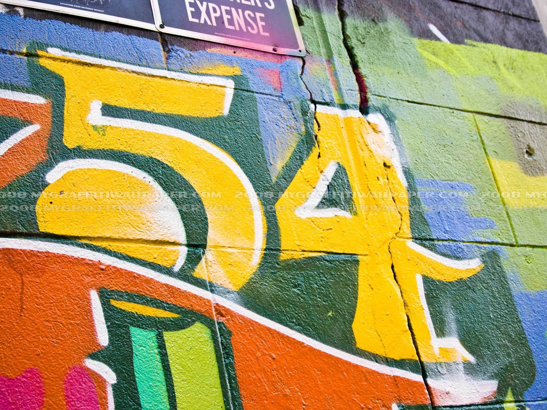 graffiti art on brick wall