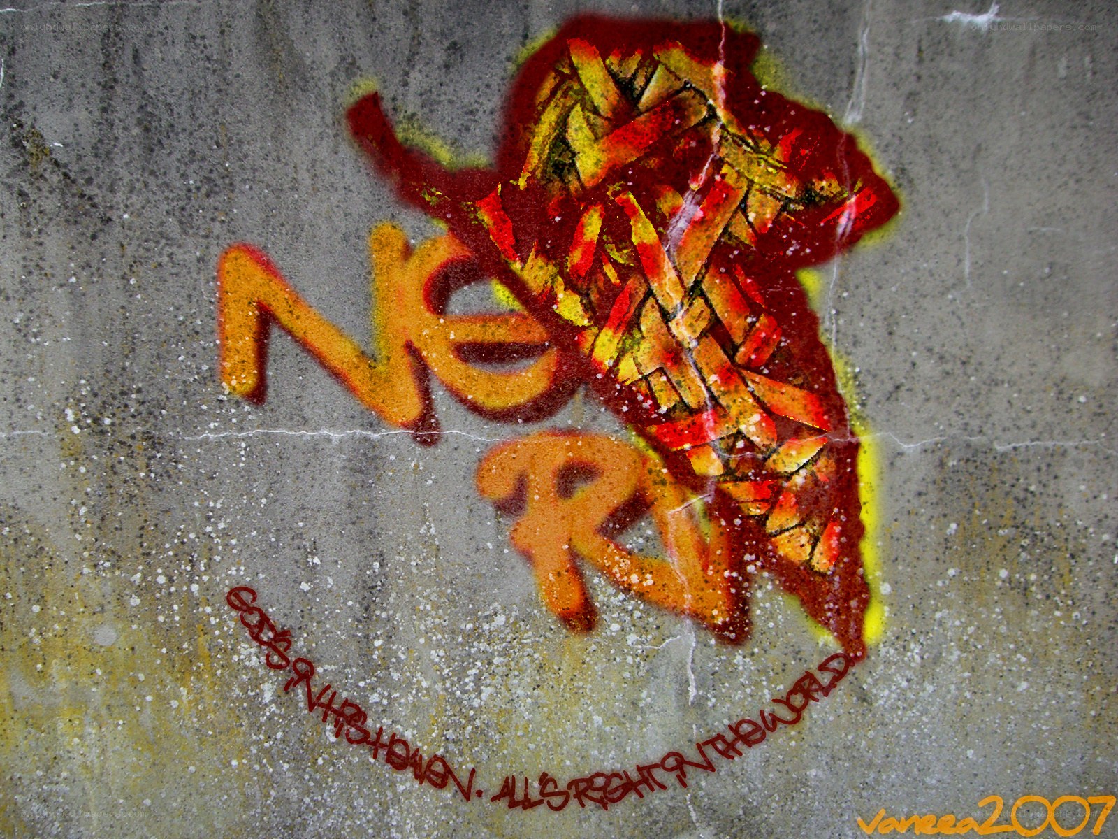graffiti art on concrete