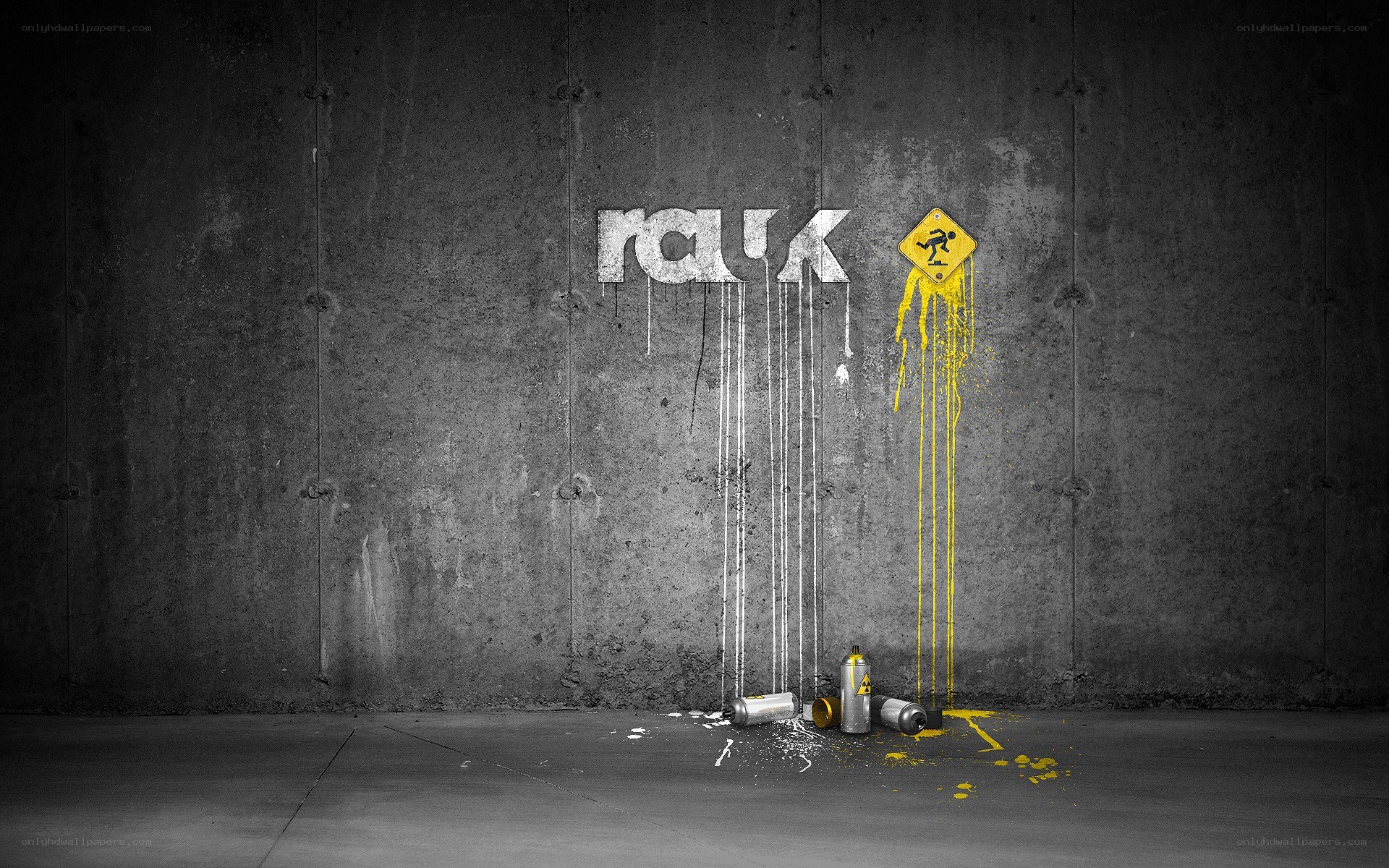 graffiti art on concrete wall