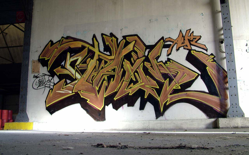 graffiti art on concrete wall