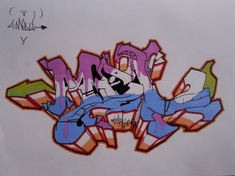 graffiti art sketch