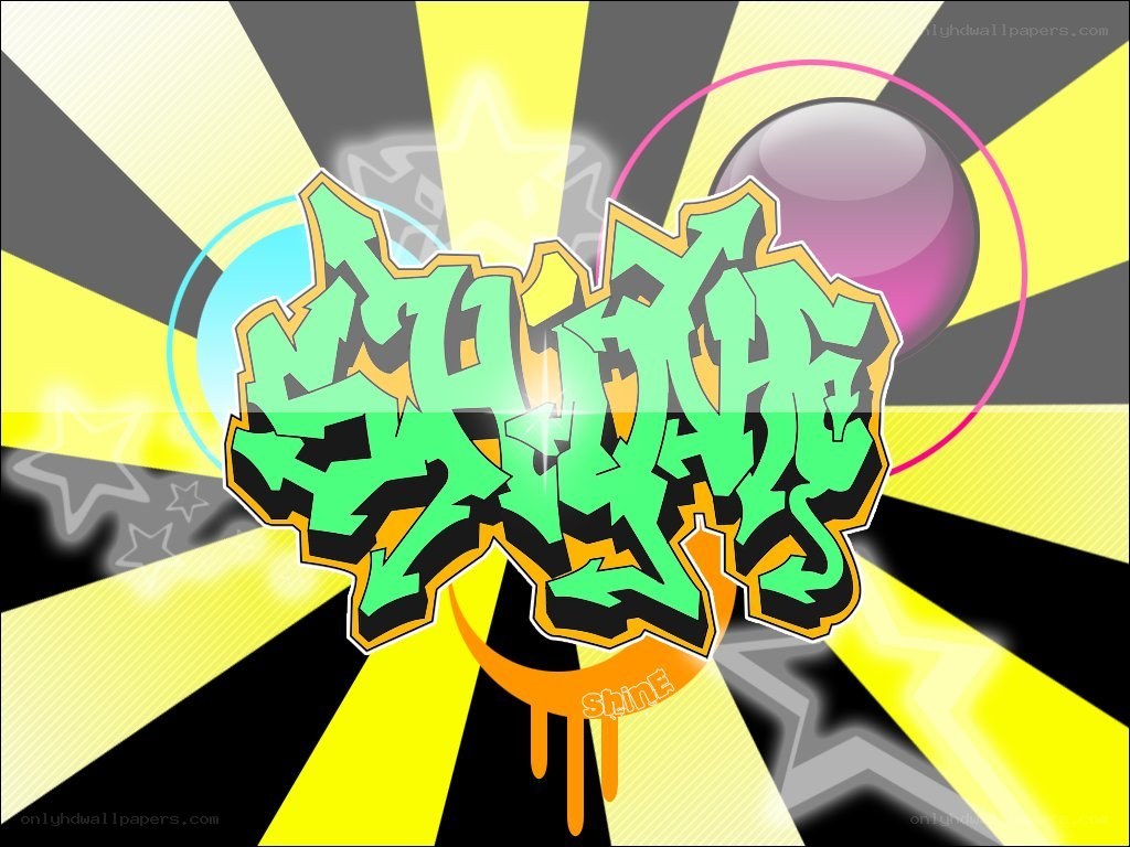 graffiti art with bright colors