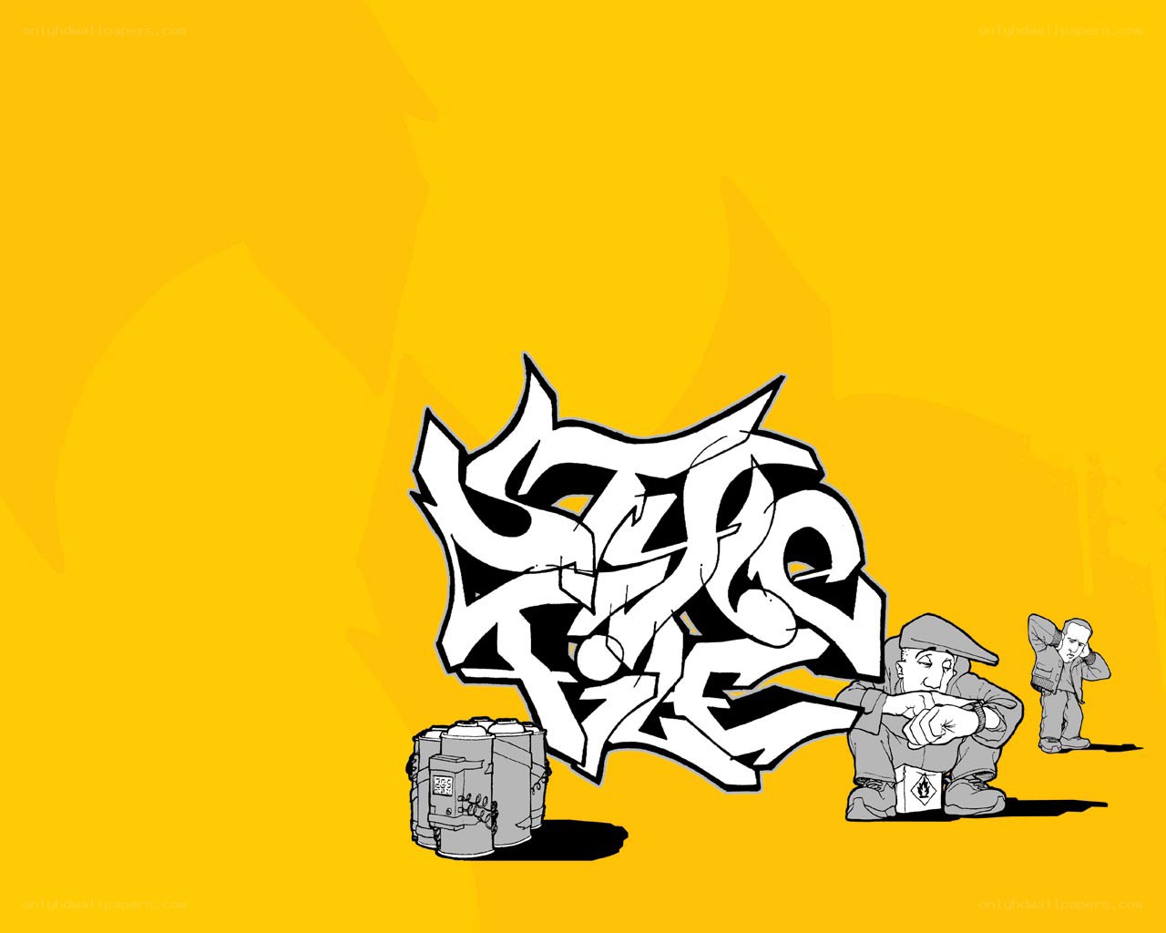 graffiti art with characters