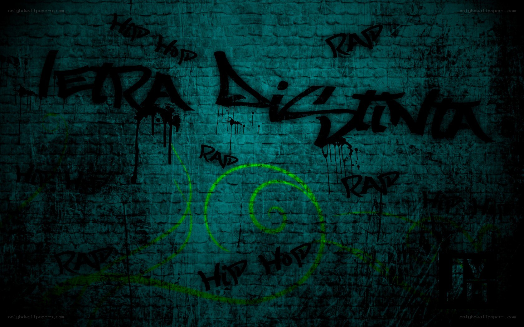 graffiti art with hip hop text