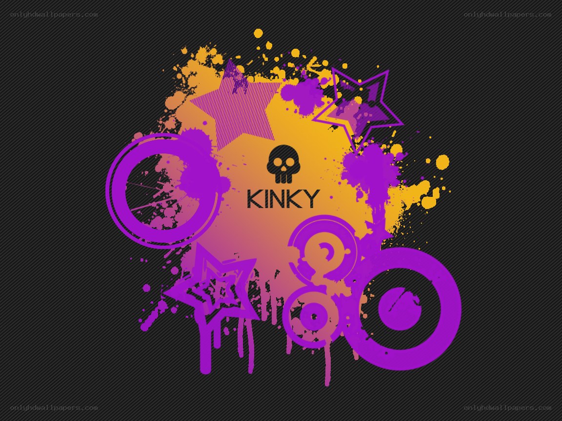 graffiti art with kink logo