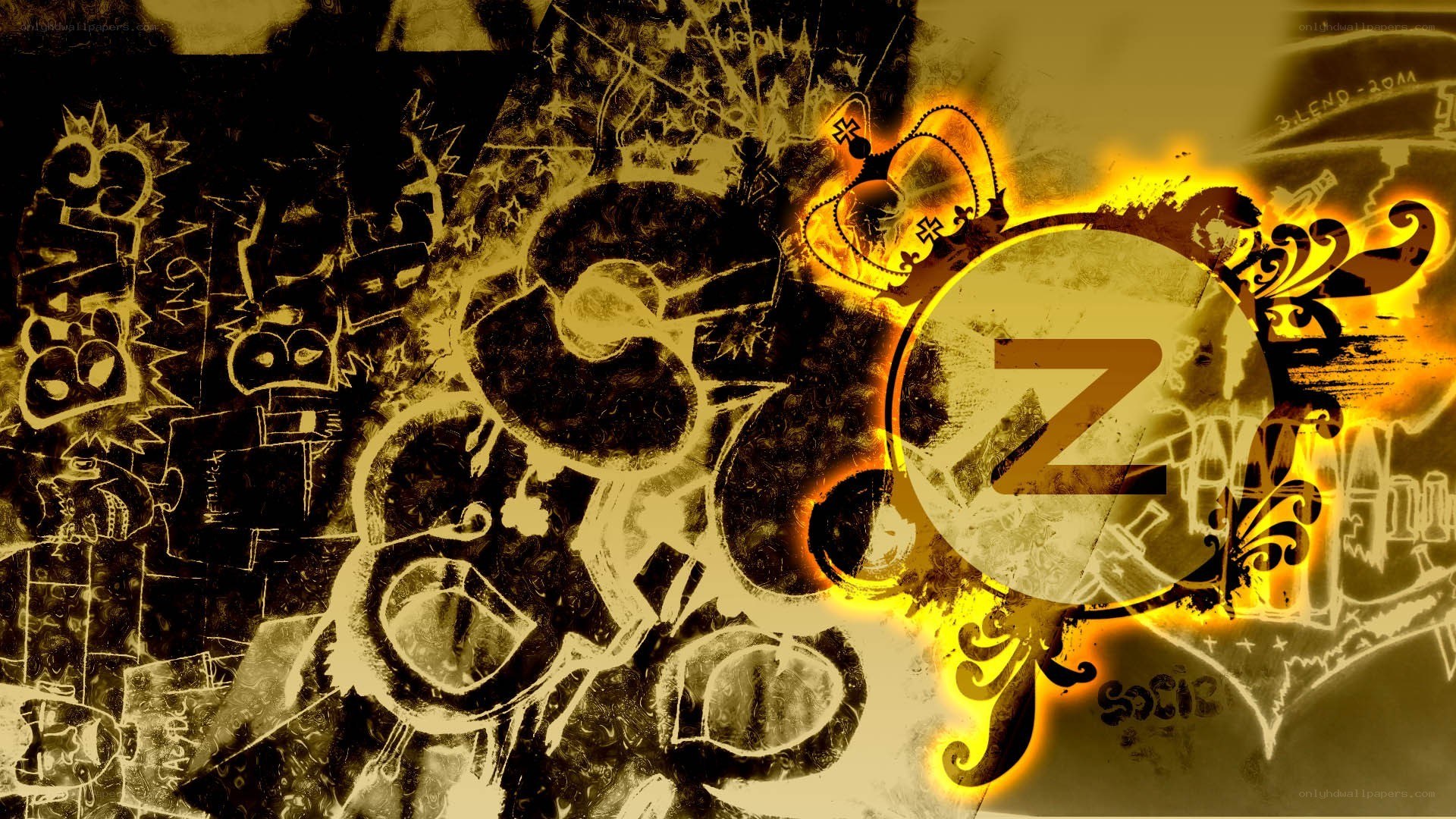 graffiti art with letter Z