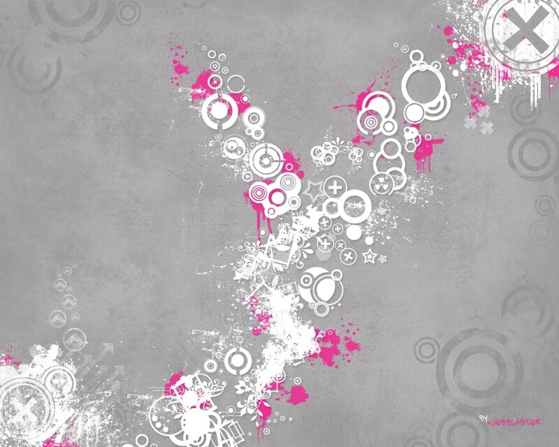 graffiti art with pink splatters