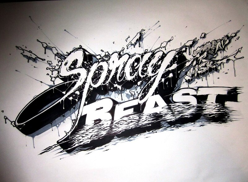 graffiti art with text