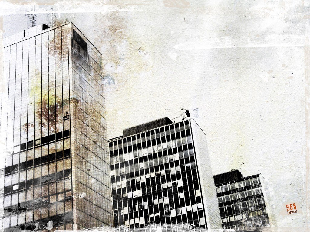 graffiti artist on building