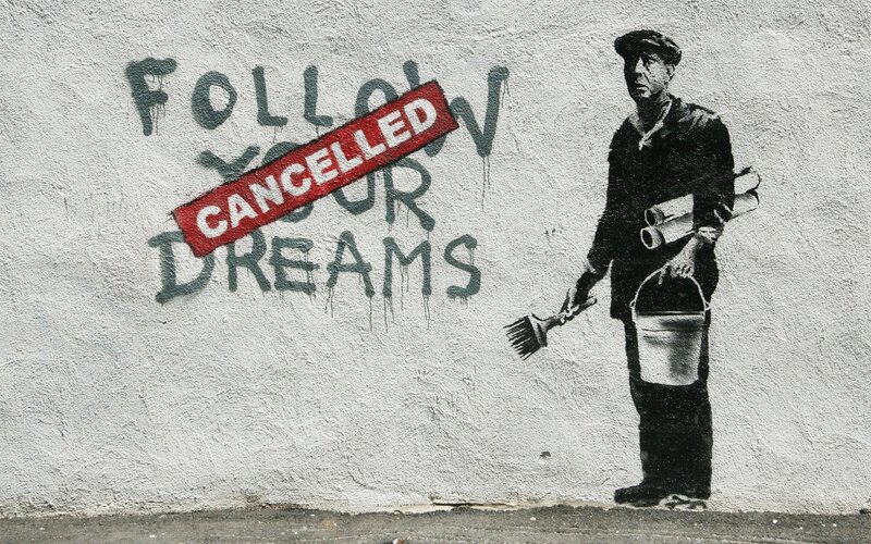 Graffiti Artist on Wall