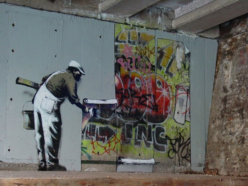Graffiti Artist Painting