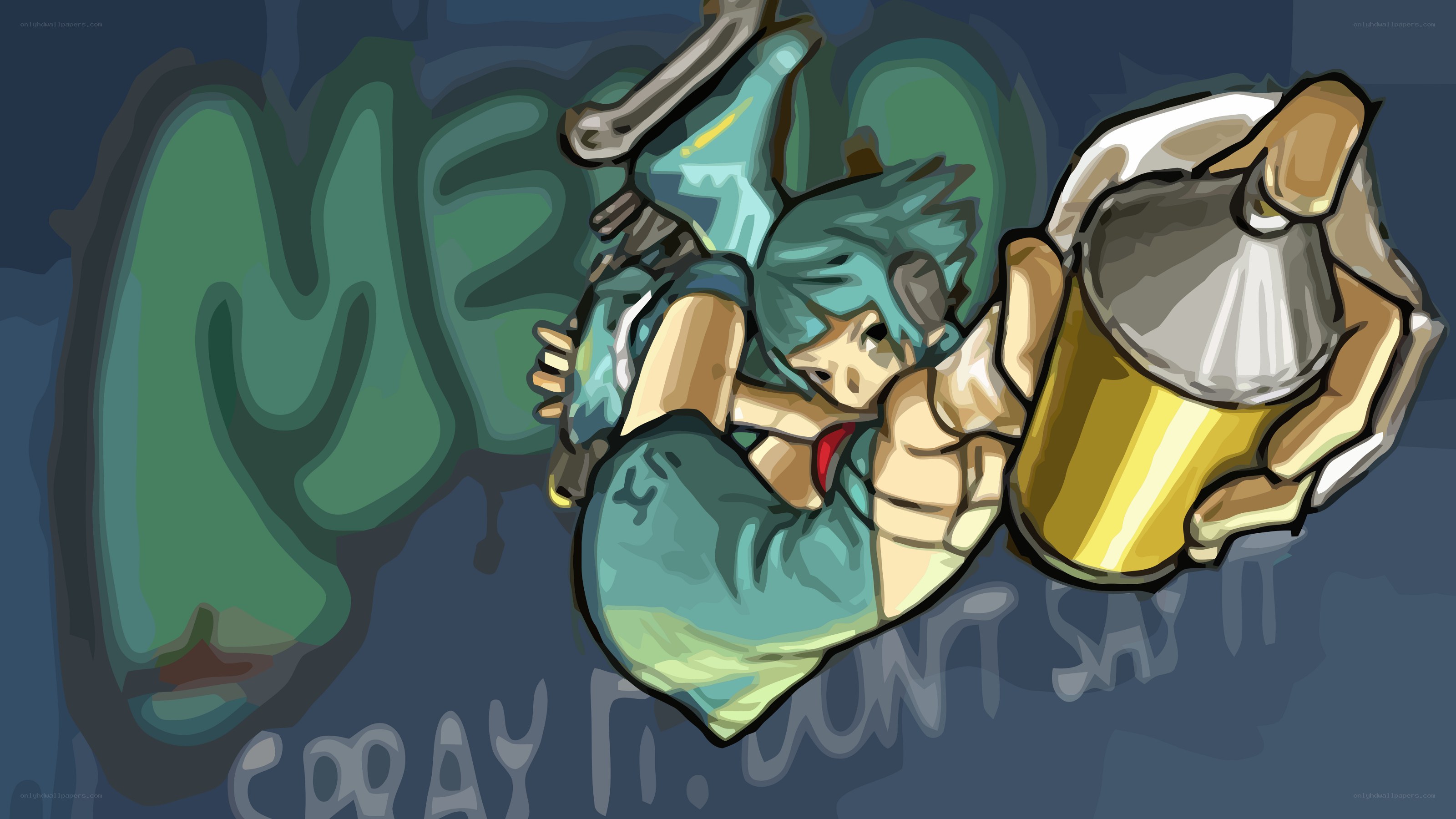 graffiti artist with spray can