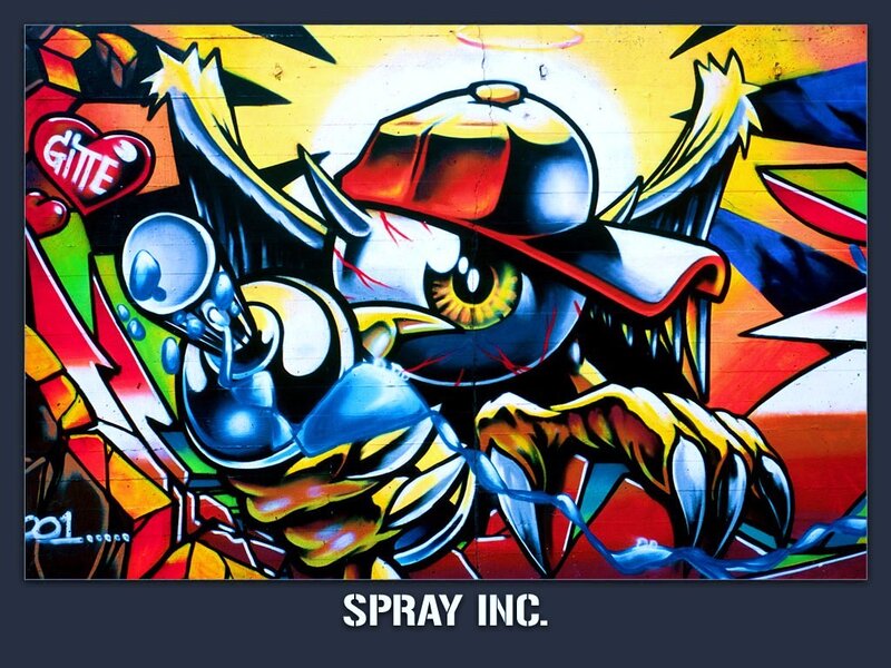 Graffiti Artwork of Bird