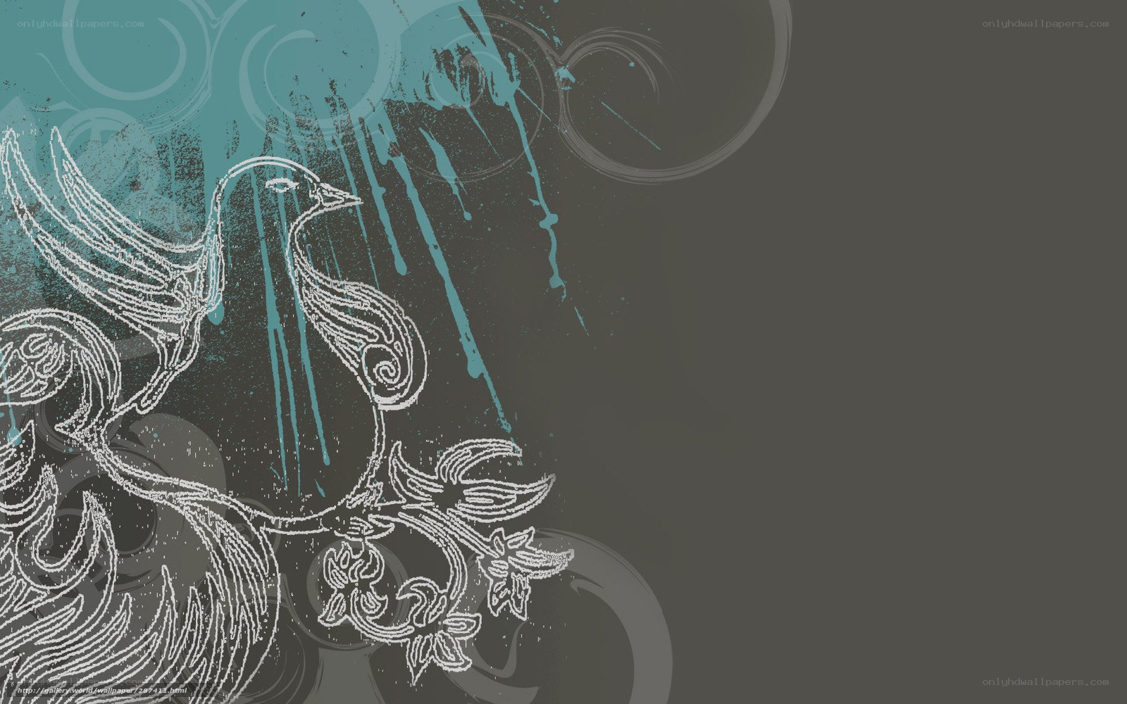 graffiti bird art background