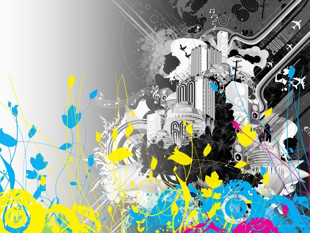 graffiti city abstract art