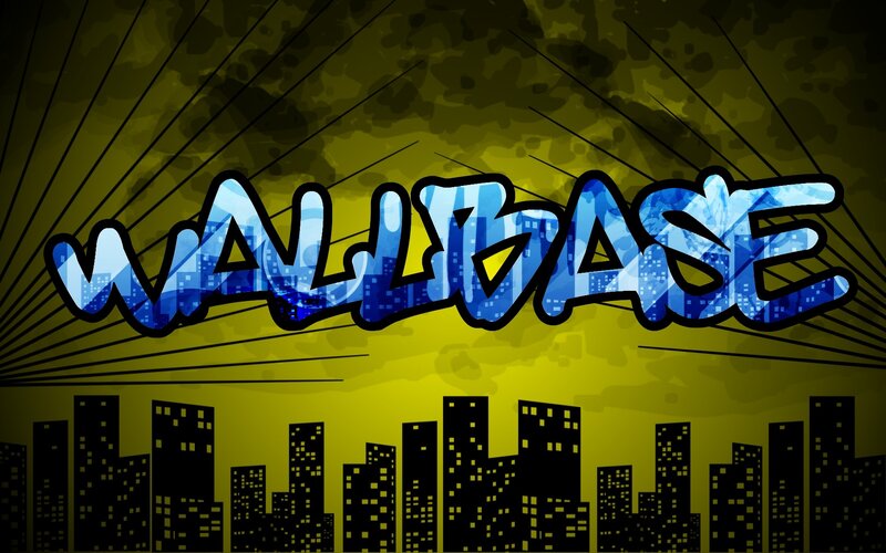 graffiti city skyline