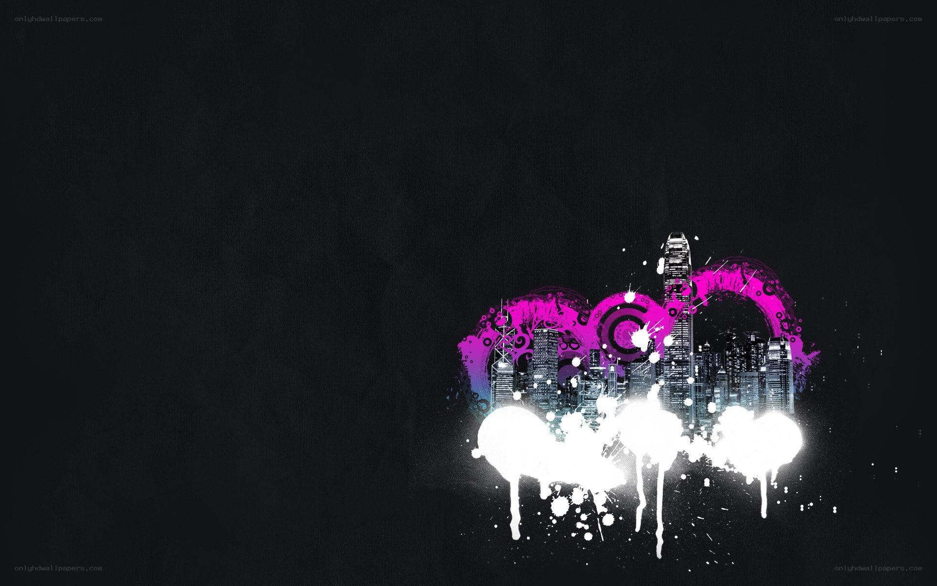 graffiti city skyline art