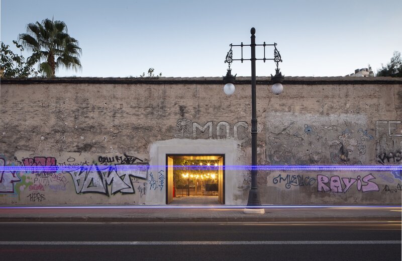 Graffiti-covered Wall — Gray, Calm