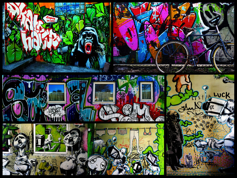 Graffiti-covered Walls