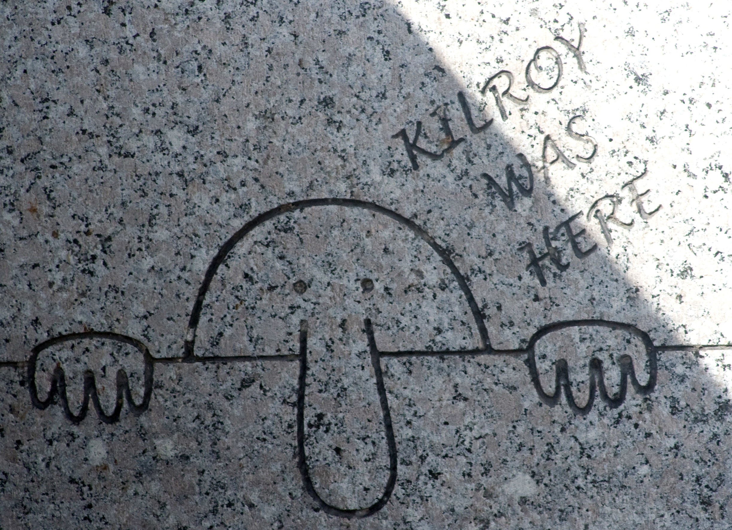 graffiti drawing on stone