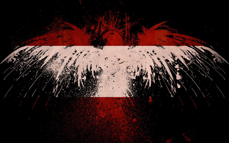 graffiti eagle flag art