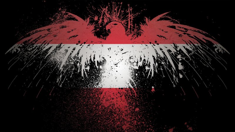 graffiti eagle flag design