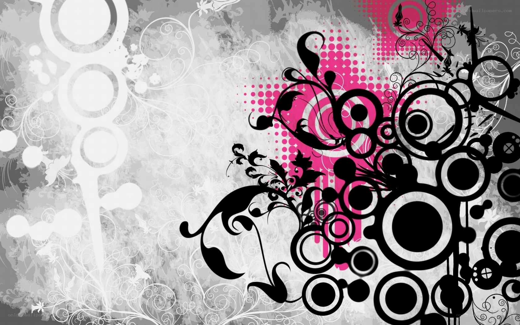 graffiti floral abstract design