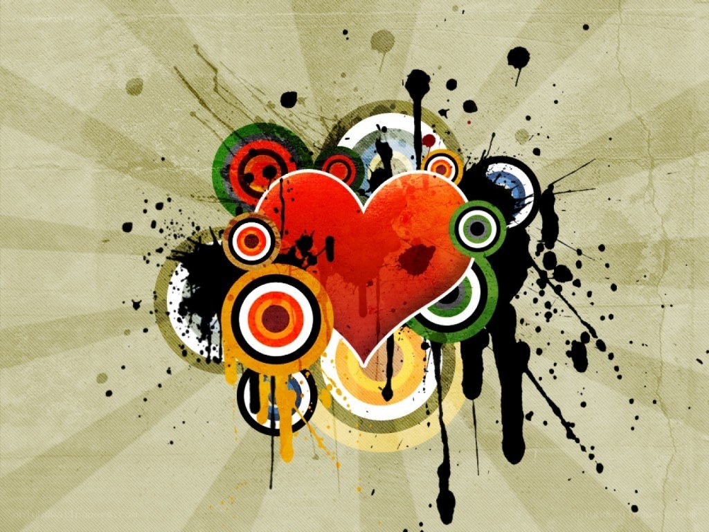 graffiti heart art