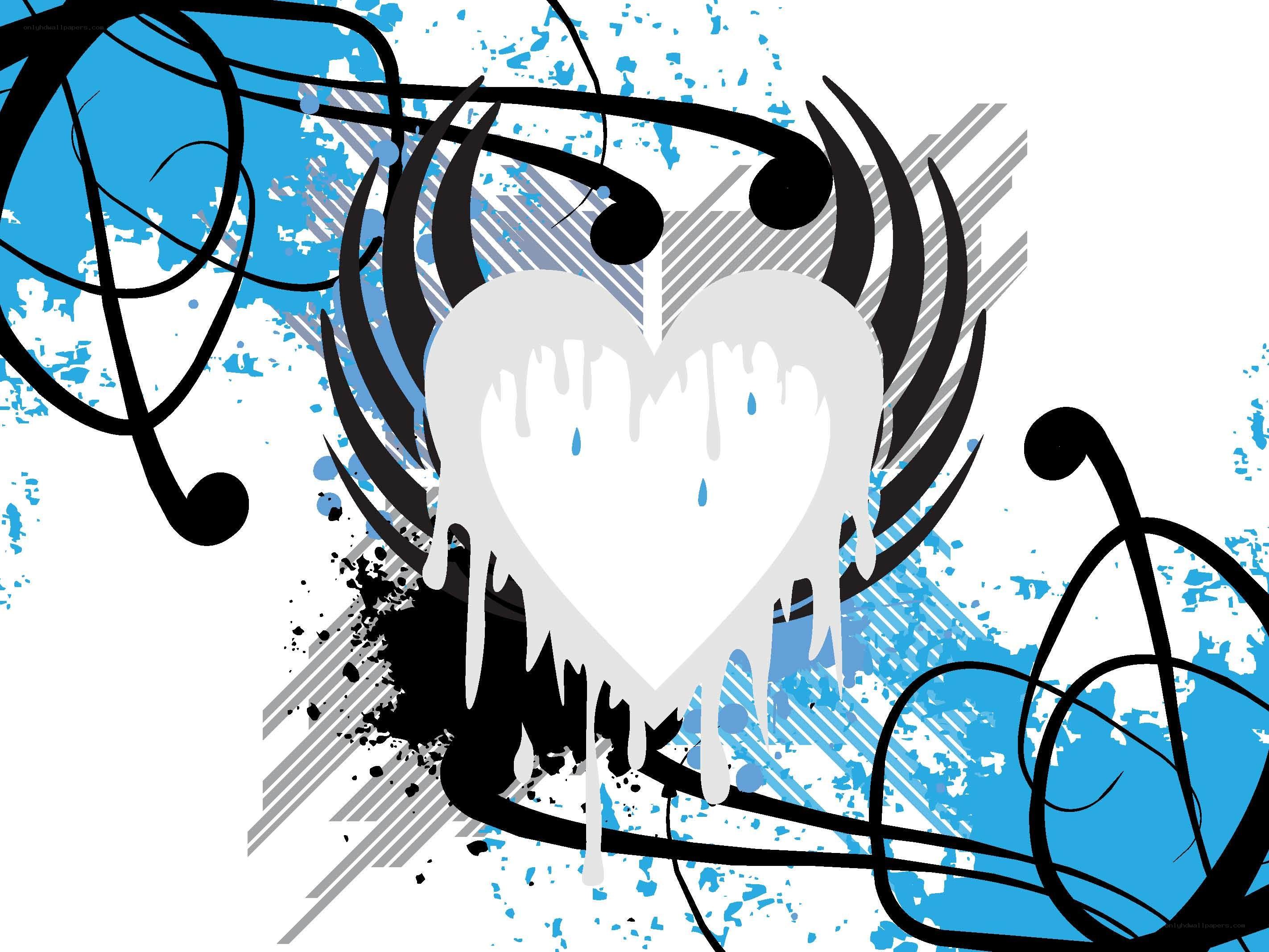 graffiti heart art